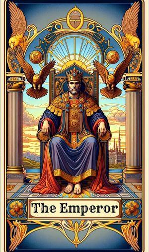 Emperor tarot card