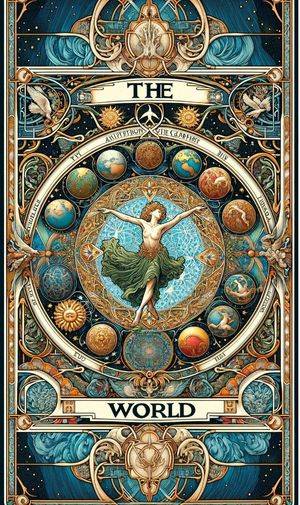 World tarot card